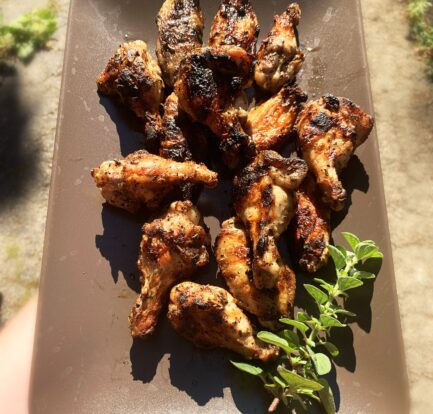 Grilled Kona wings